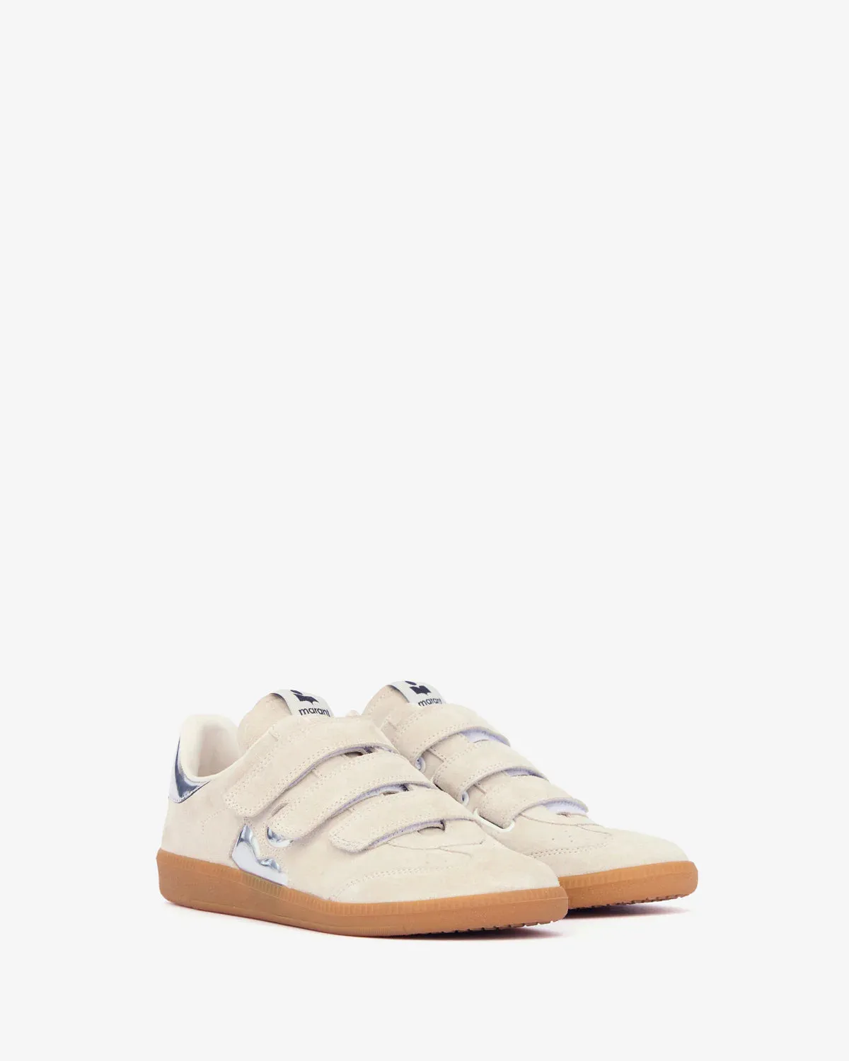 [I.MARANT] BETH SNEAKERS - CHALK/SILVER
