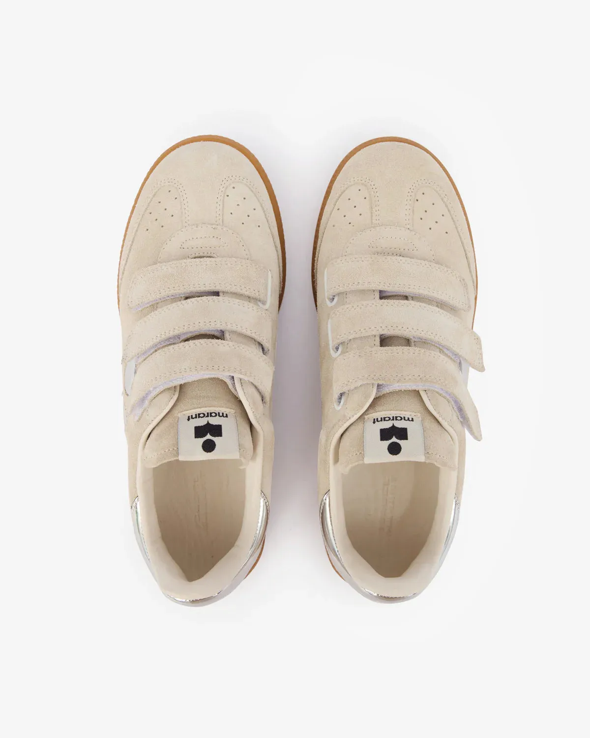 [I.MARANT] BETH SNEAKERS - CHALK/SILVER