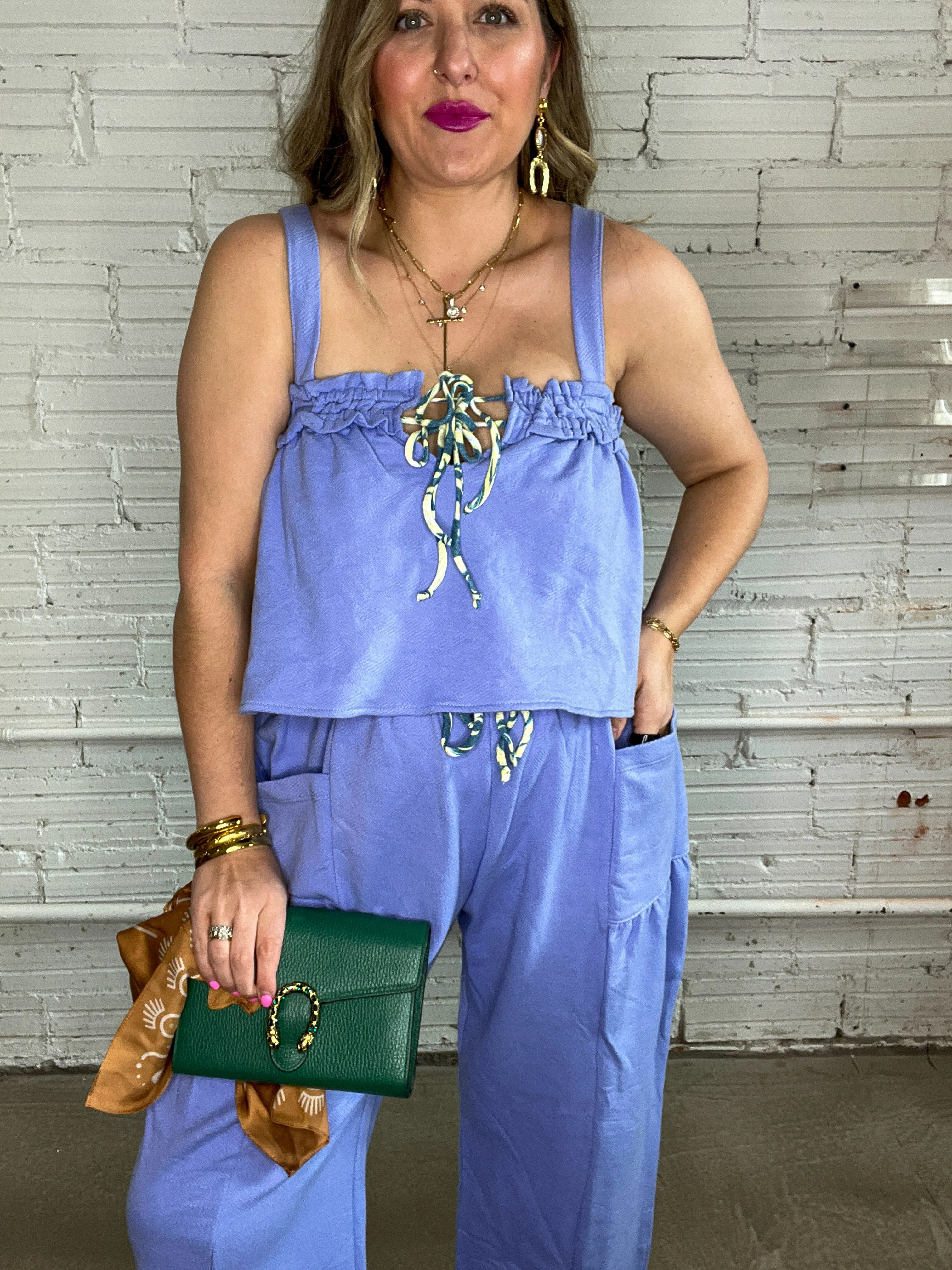 Iris Breeze Relaxed Terry Pants
