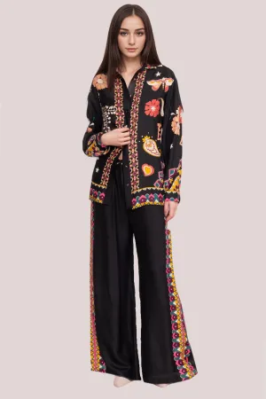Johnny Was Jade Black Frankie Easy Pants L68624