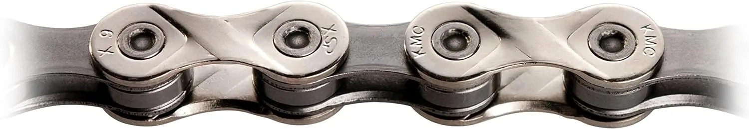 KMC X9 9 Speed Chain - 104 Link - Silver / Grey