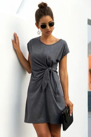 Knottingly Chic T-Shirt Dress