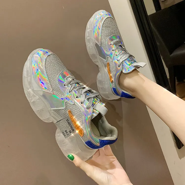 Laser crystal shoes yc22776