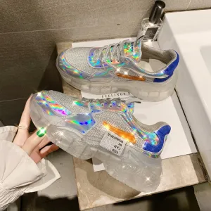 Laser crystal shoes yc22776
