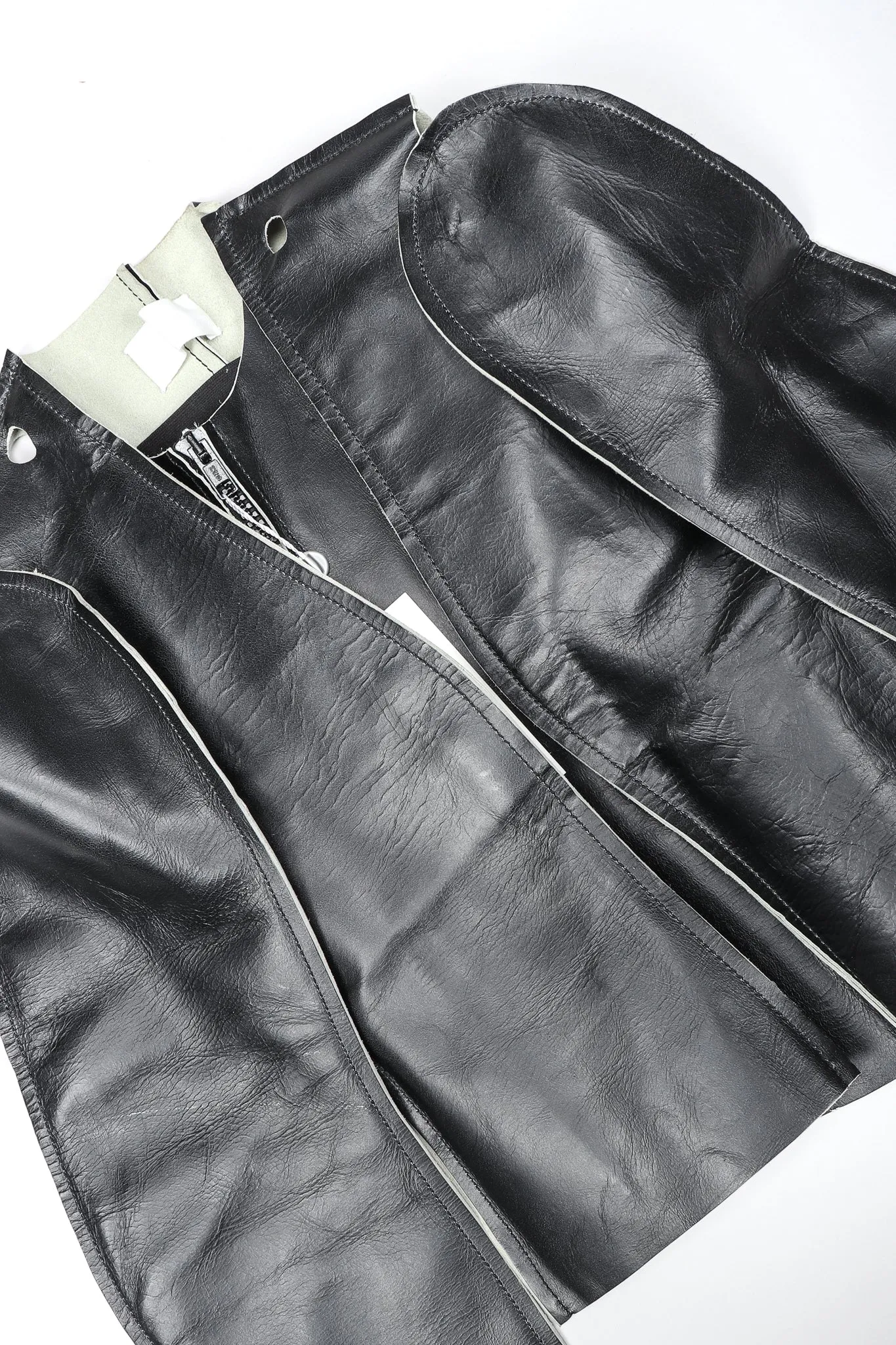 Leather Flat Pattern Jacket