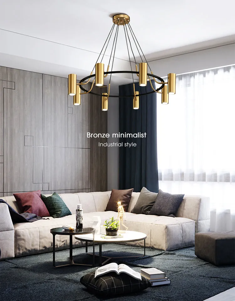 LED Cylinder Spot Light chandelier