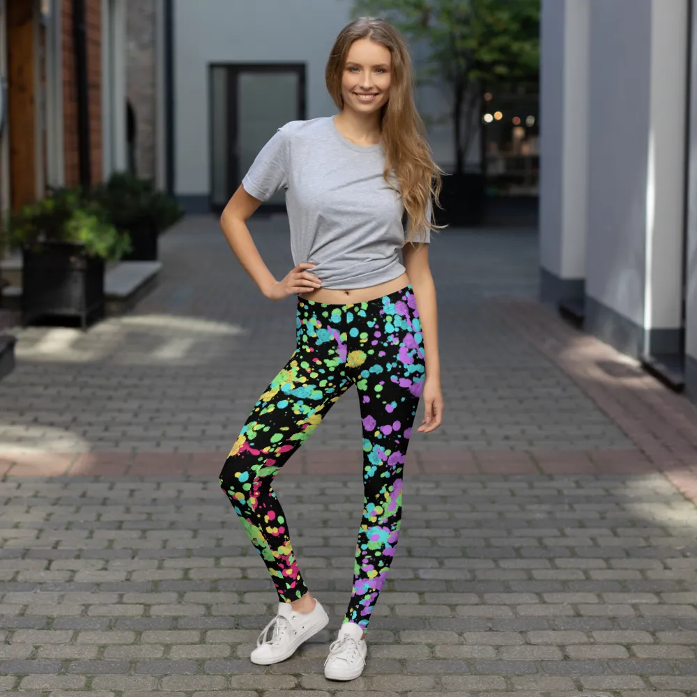 Leggings, LGBT Pride Ink Splats