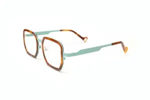 LENOX Tortoise & Aqua Blue Reading Glasses, Blue Light Glasses