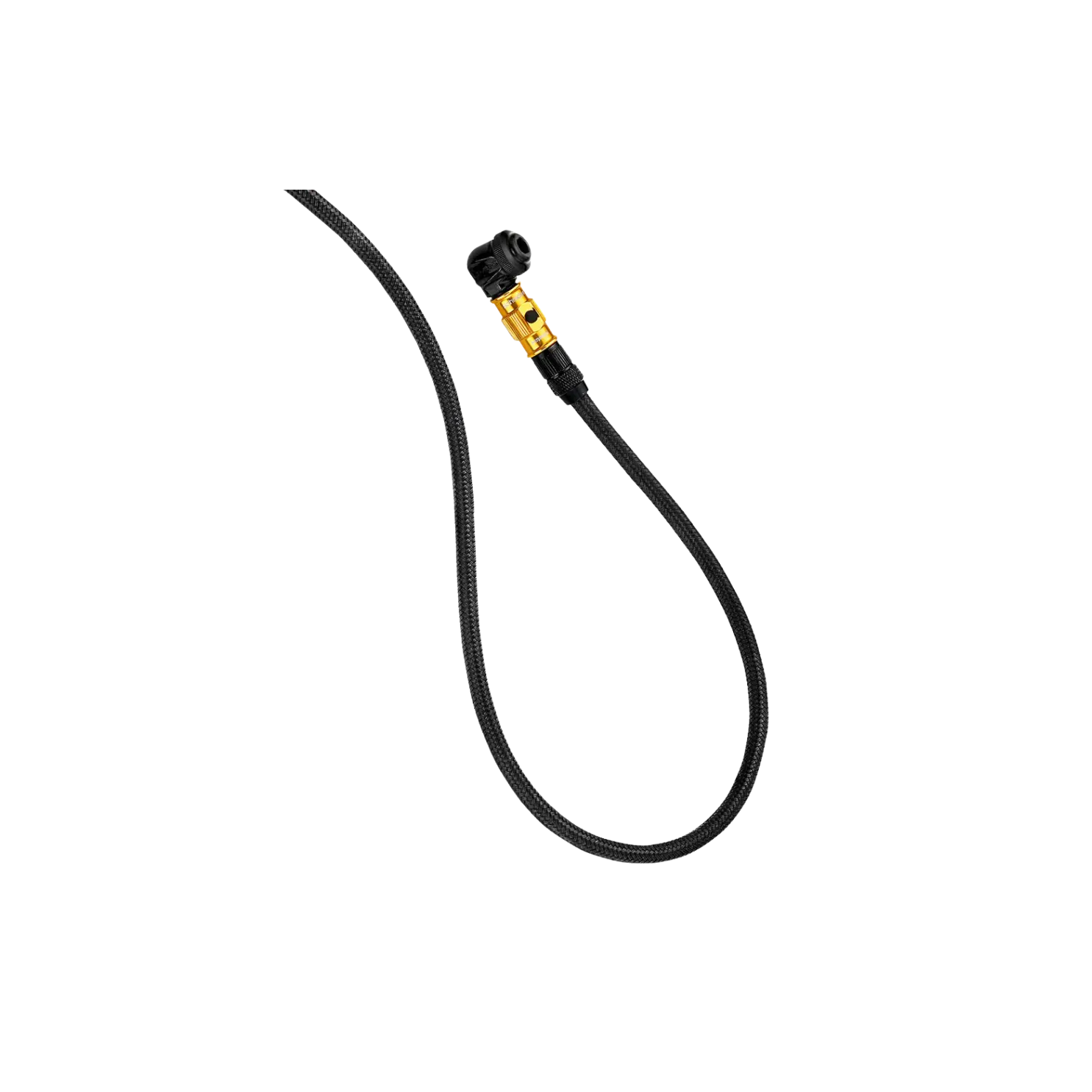 Lezyne Braided Floor Pump Hose, Abs Flip Thread Chuck, Y13