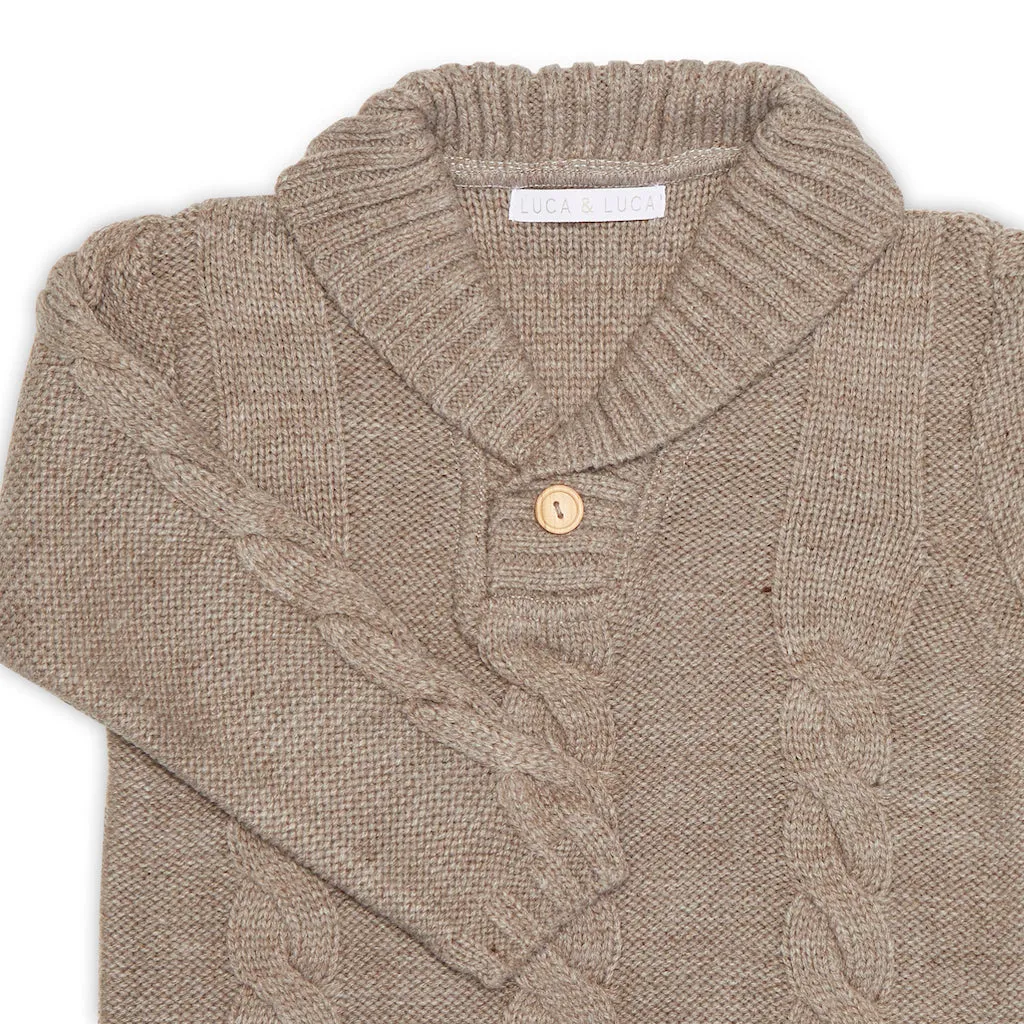 LIGHT GREY RUFO JUMPER