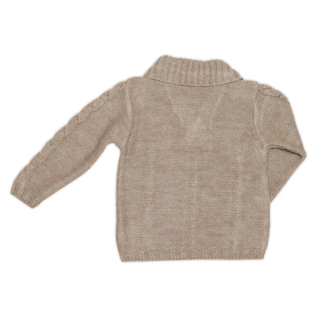 LIGHT GREY RUFO JUMPER
