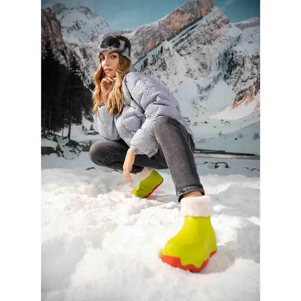 Light Lime Navarra Boots with Napped Linings Women