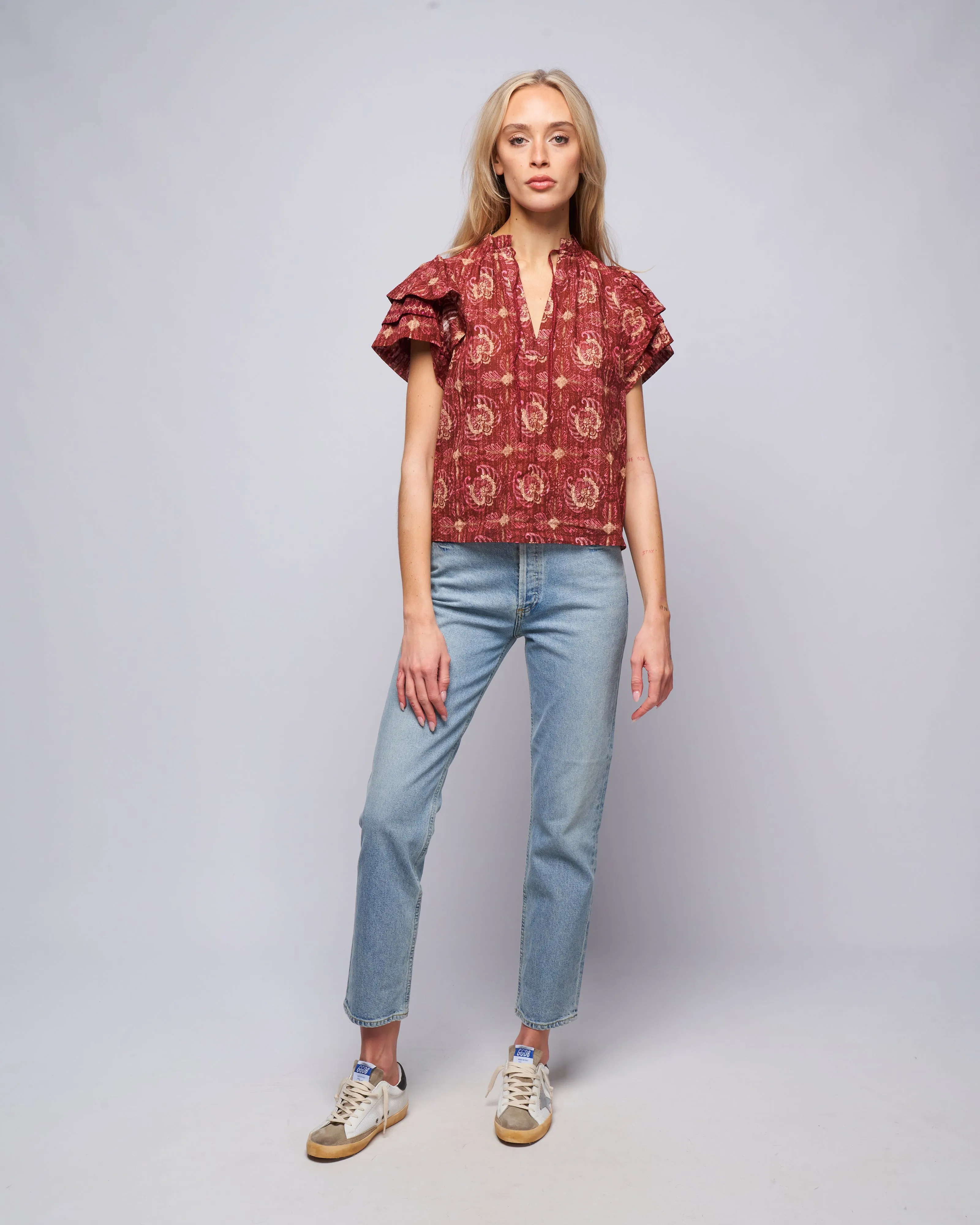 lilli top - amaranthus
