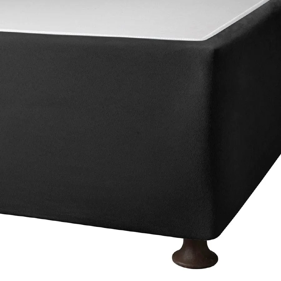Linen Language Faux Suede Basewrap Black