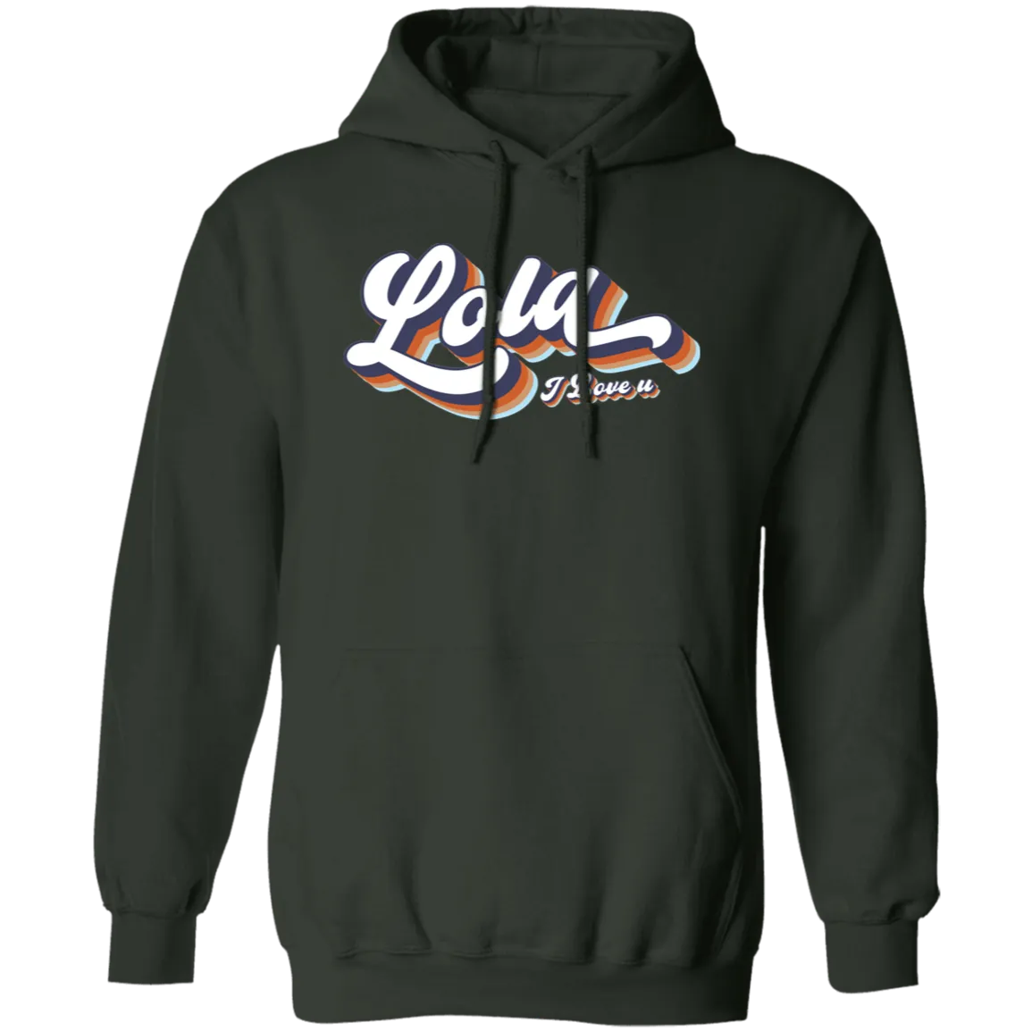 Lola I Love U Unisex Pullover Hoodie