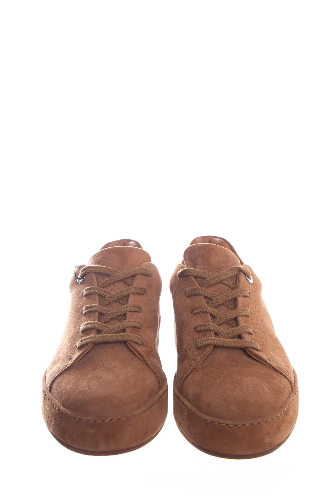 Loro Piana Brown Suede Nuage Sneakers SZ 39