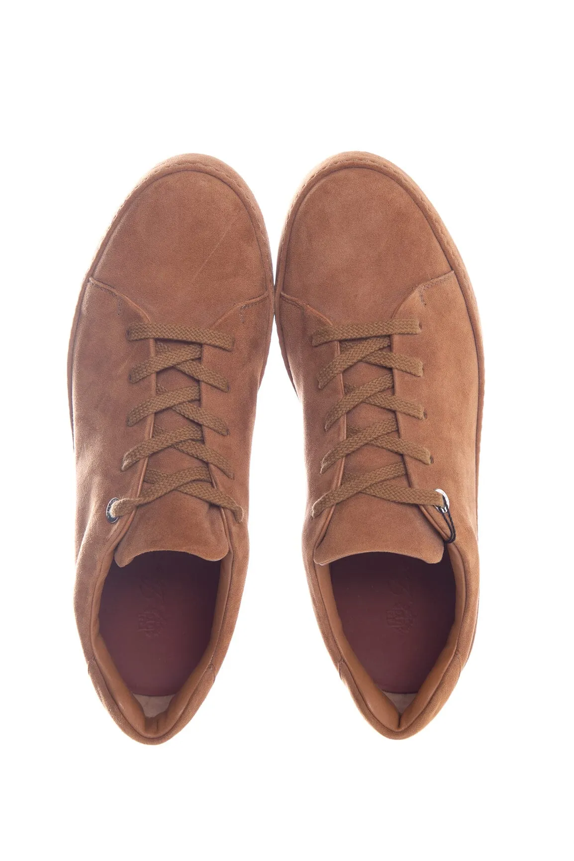 Loro Piana Brown Suede Nuage Sneakers SZ 39