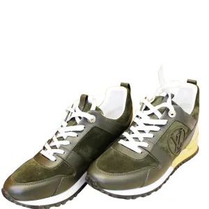 LOUIS VUITTON Run Away Suede Leather Sneakers Size 37 - 15% OFF