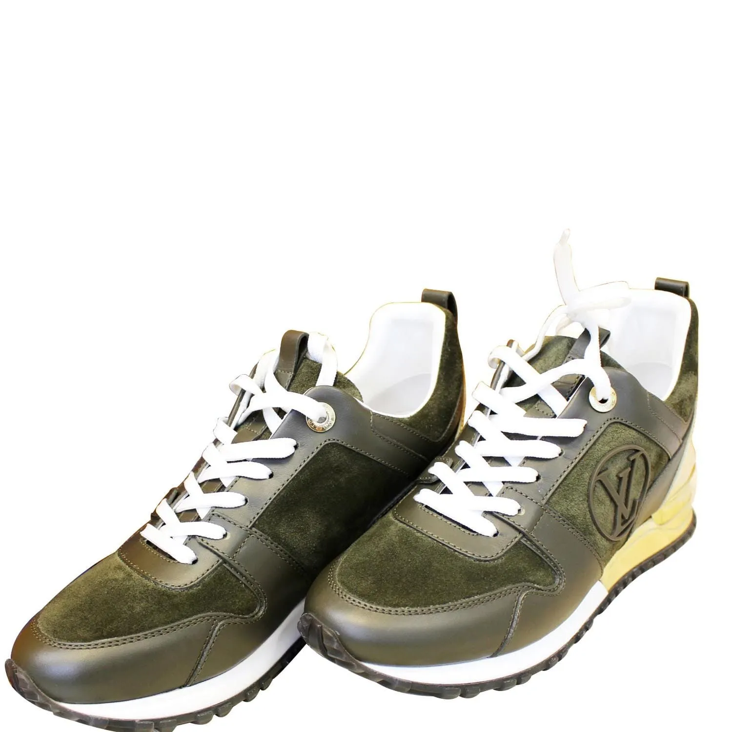 LOUIS VUITTON Run Away Suede Leather Sneakers Size 37 - 15% OFF