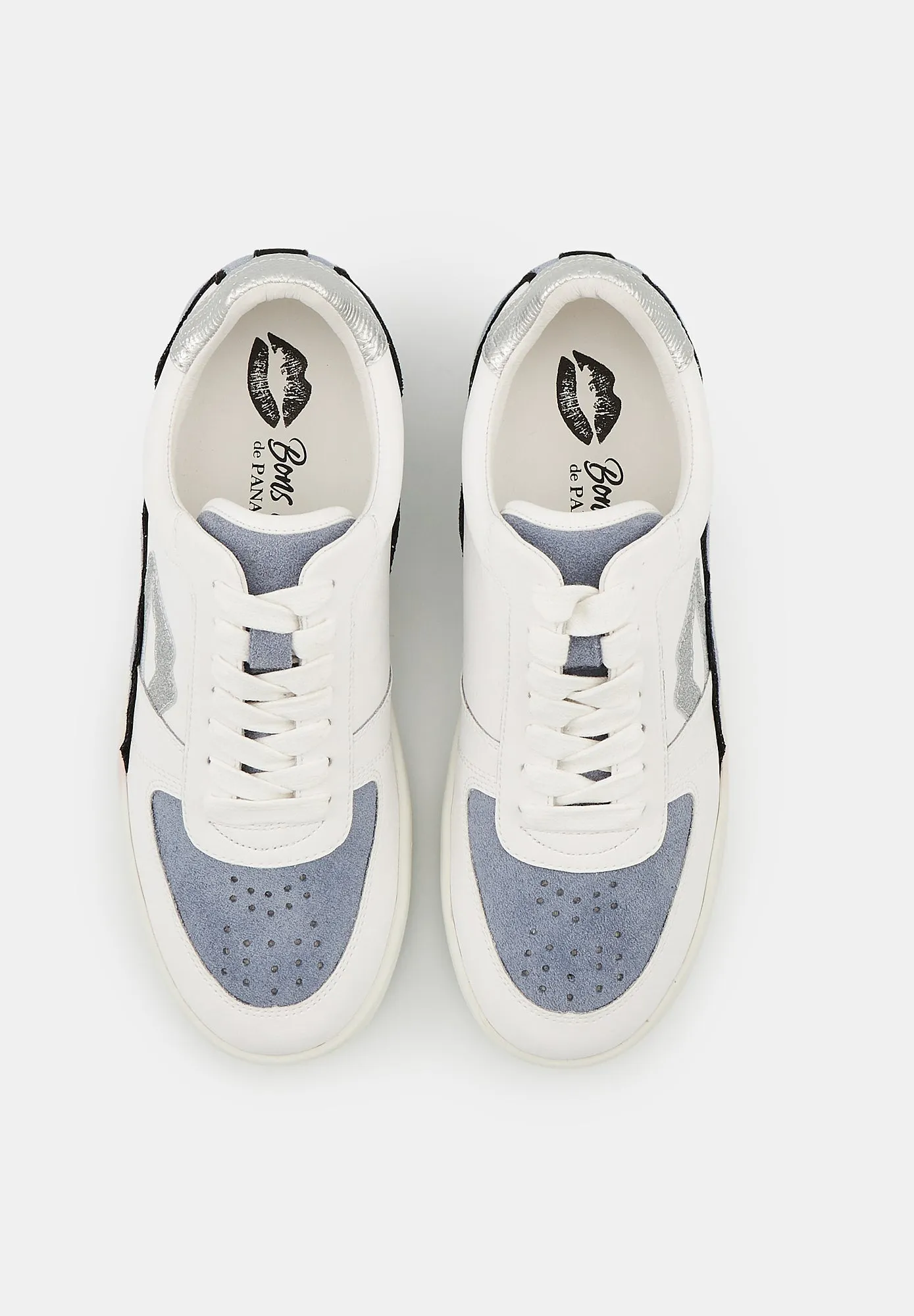 Loulou-Blanc Silver Suede