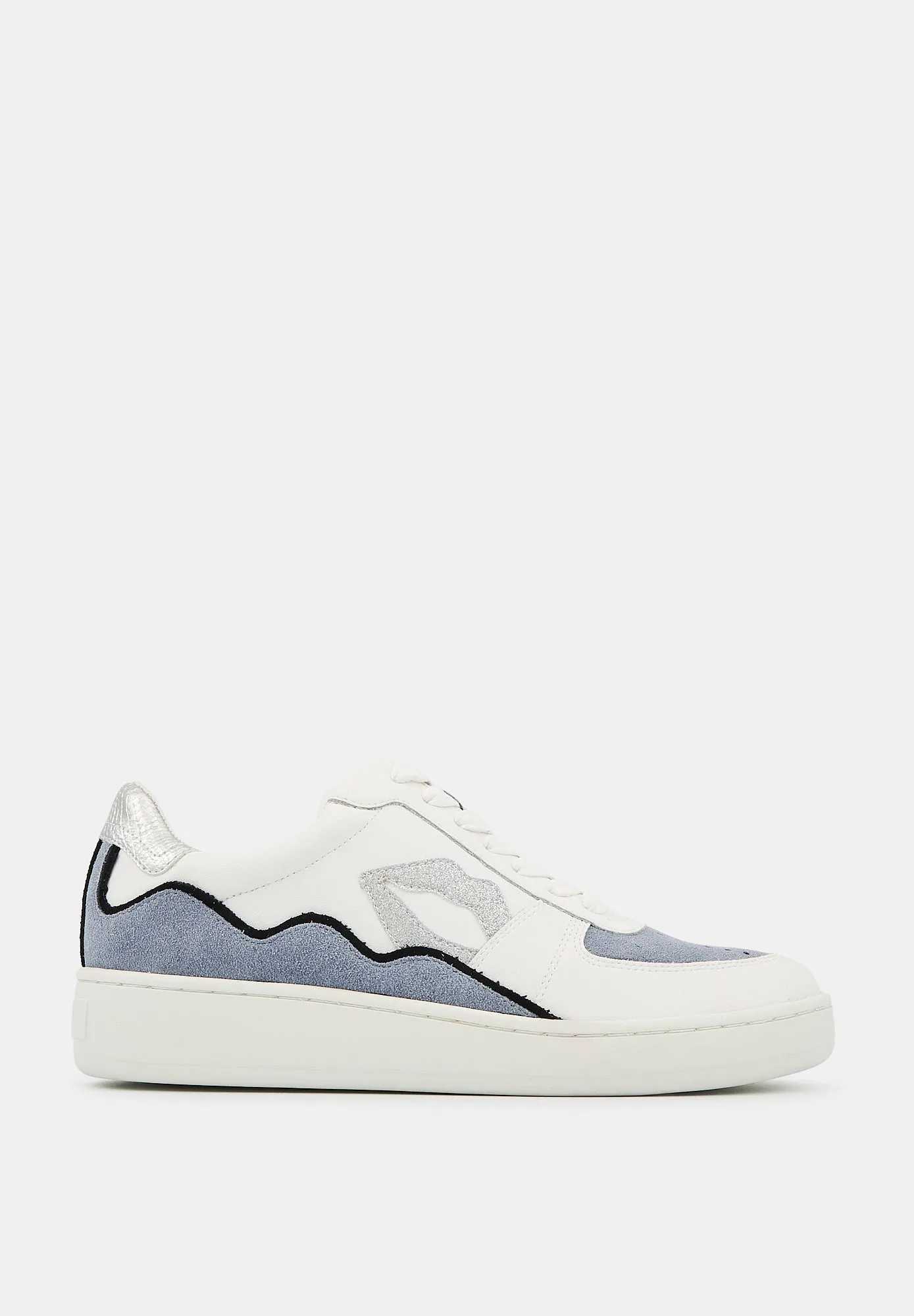 Loulou-Blanc Silver Suede