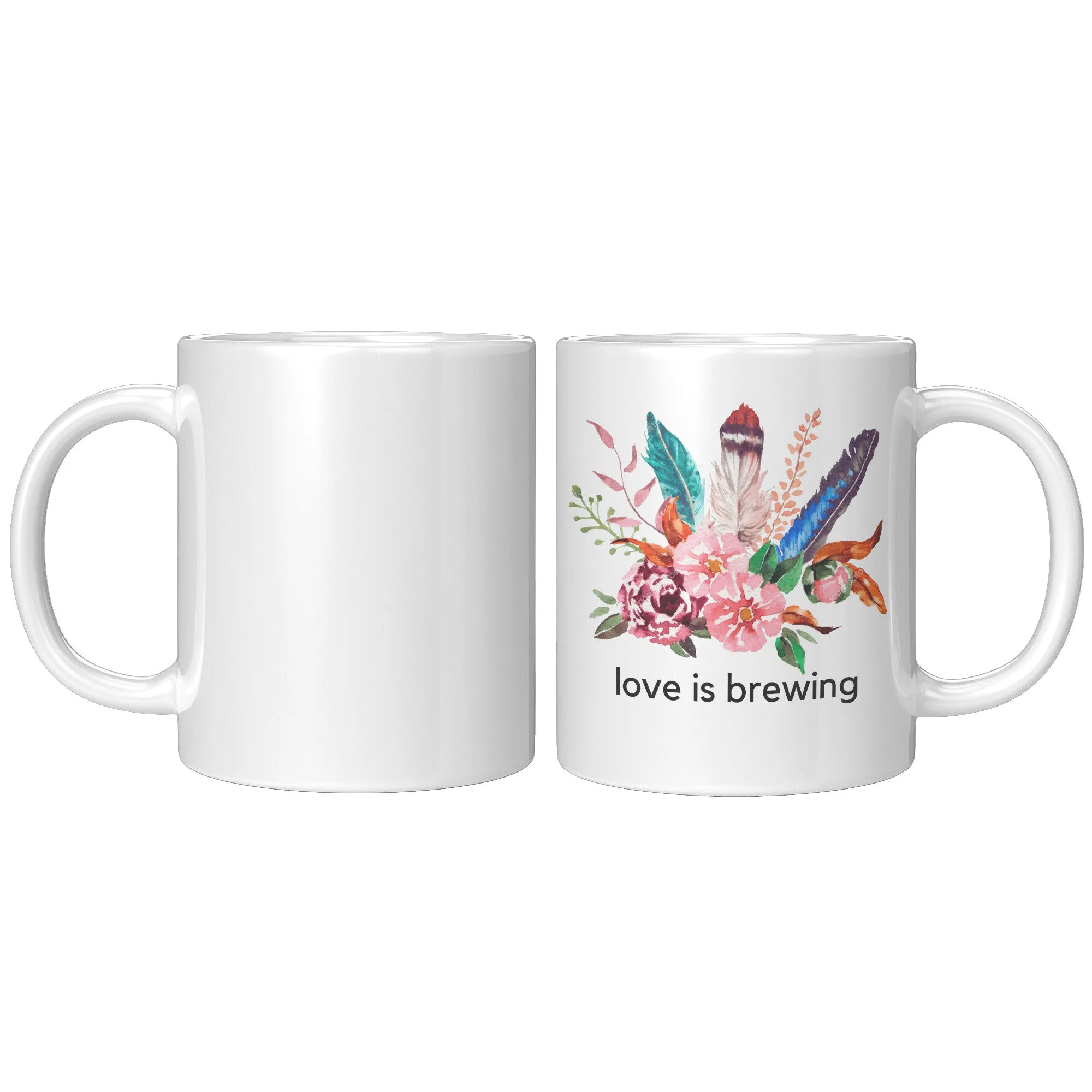 Love Is Brewing Coffee Mug