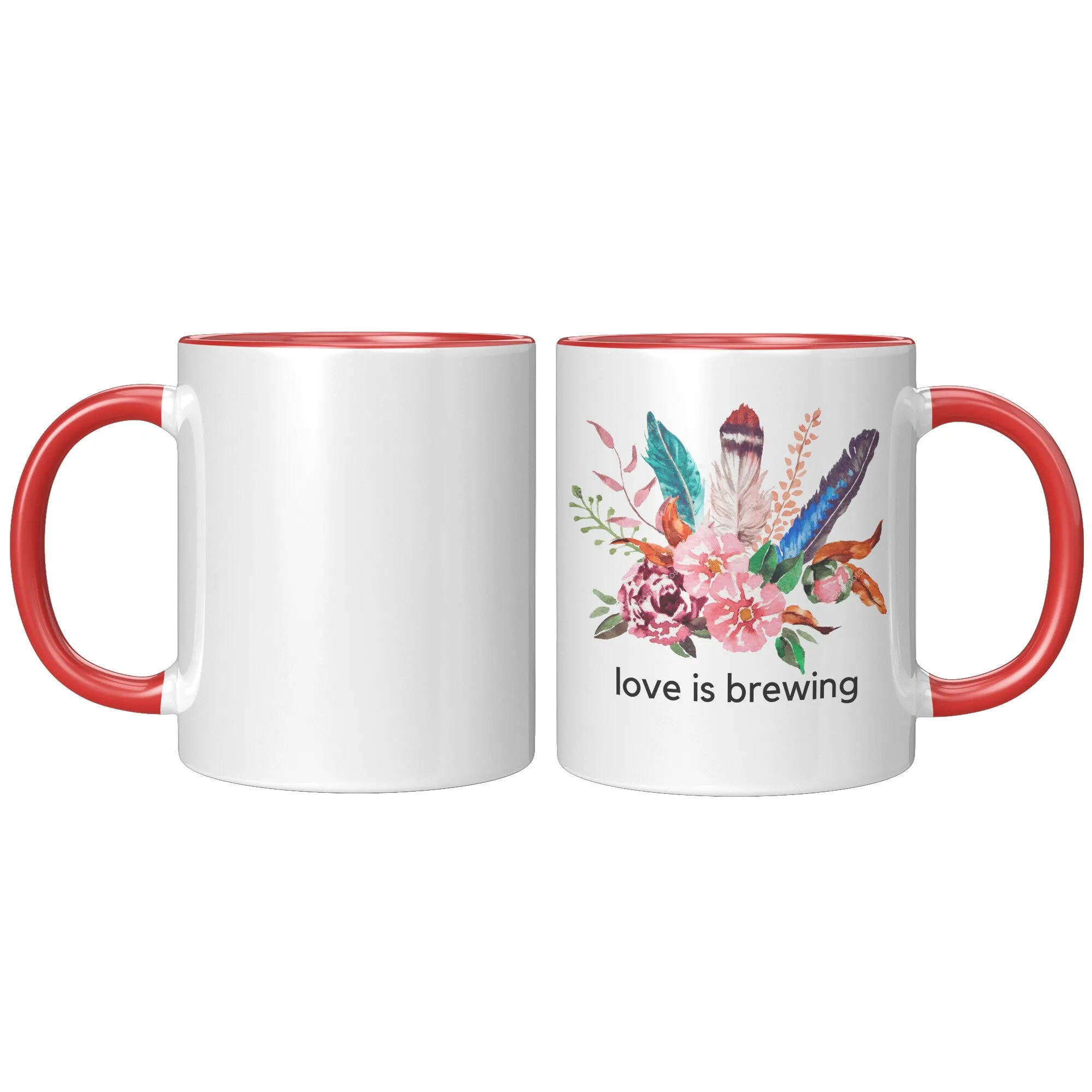 Love Is Brewing Coffee Mug
