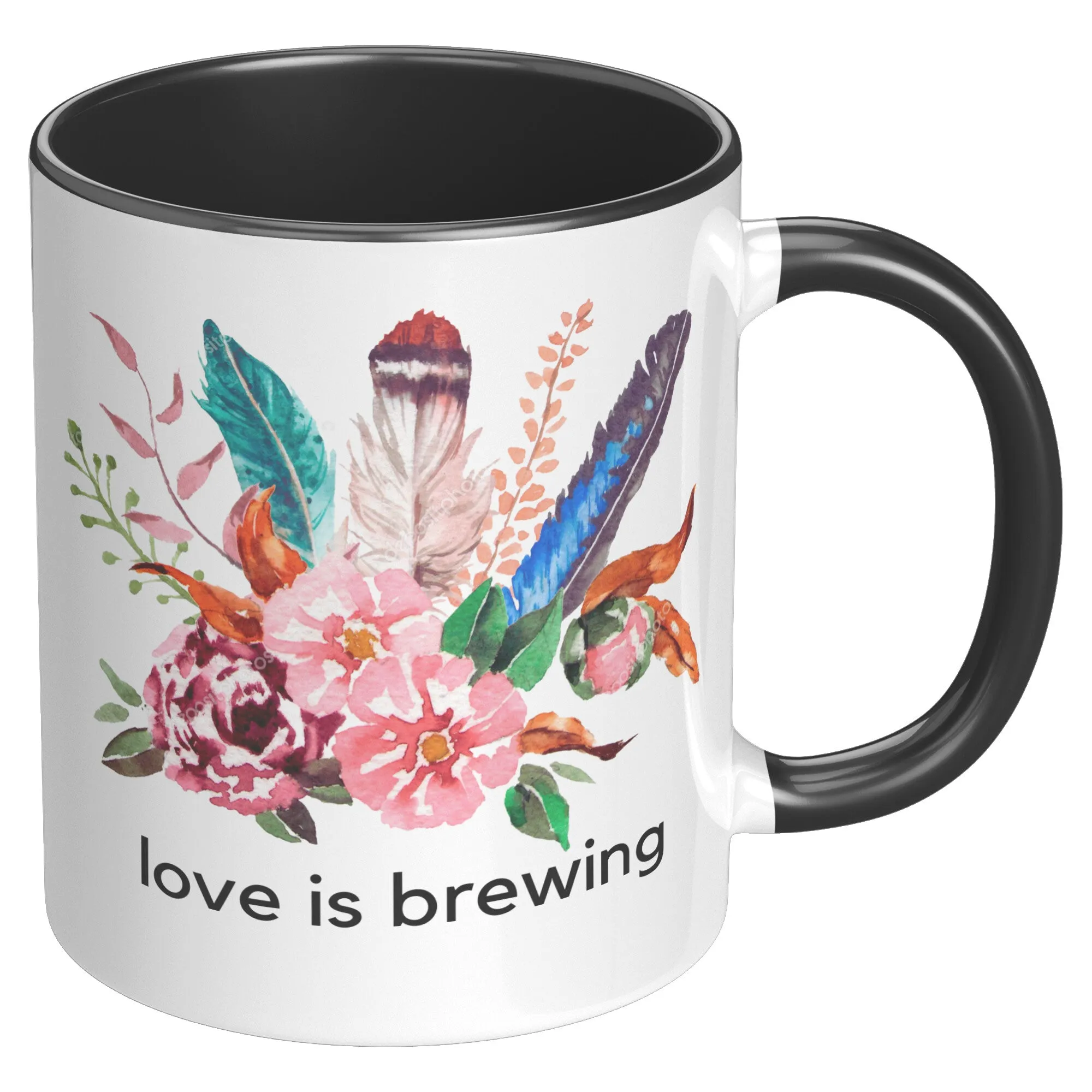 Love Is Brewing Coffee Mug