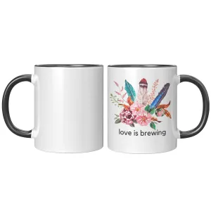 Love Is Brewing Coffee Mug