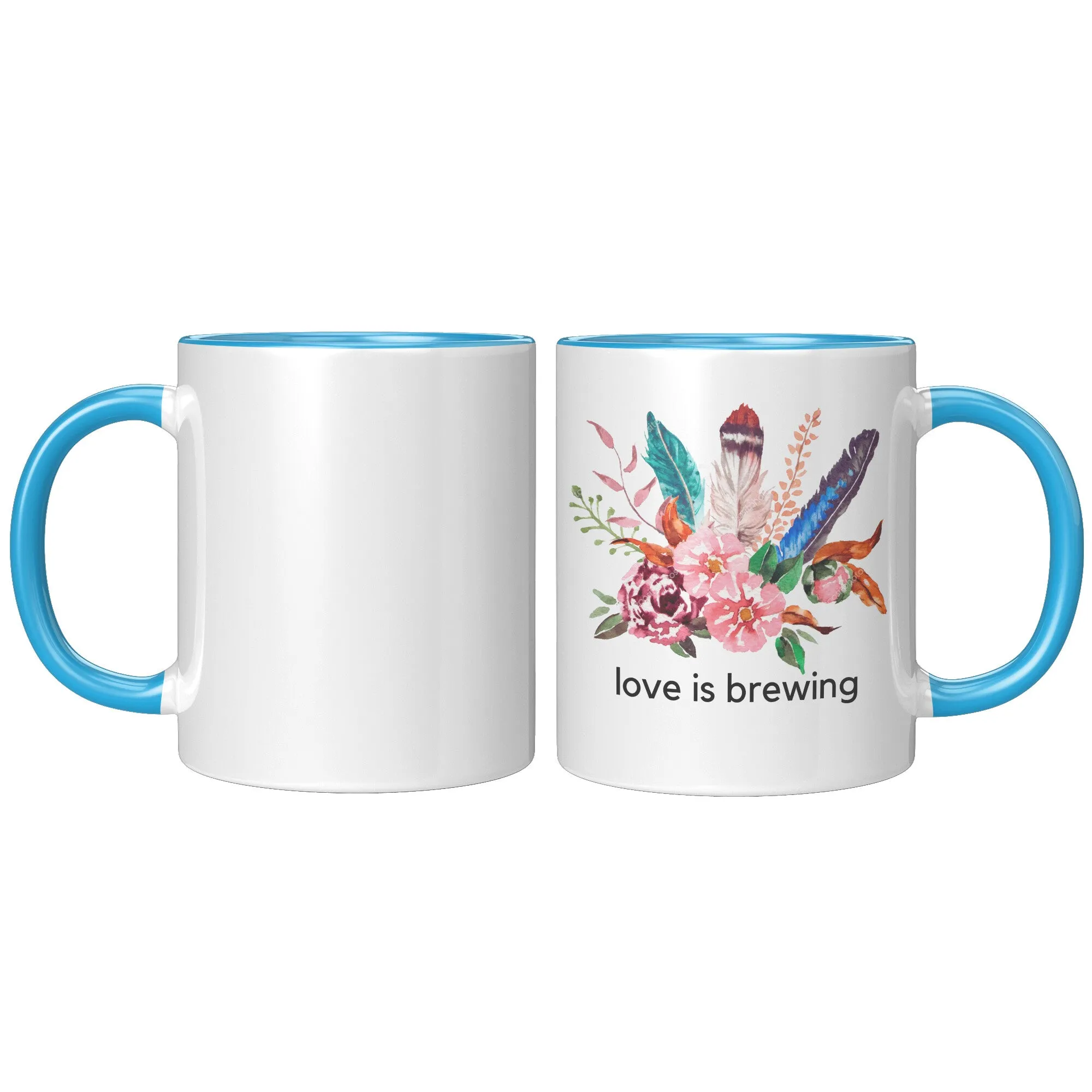 Love Is Brewing Coffee Mug