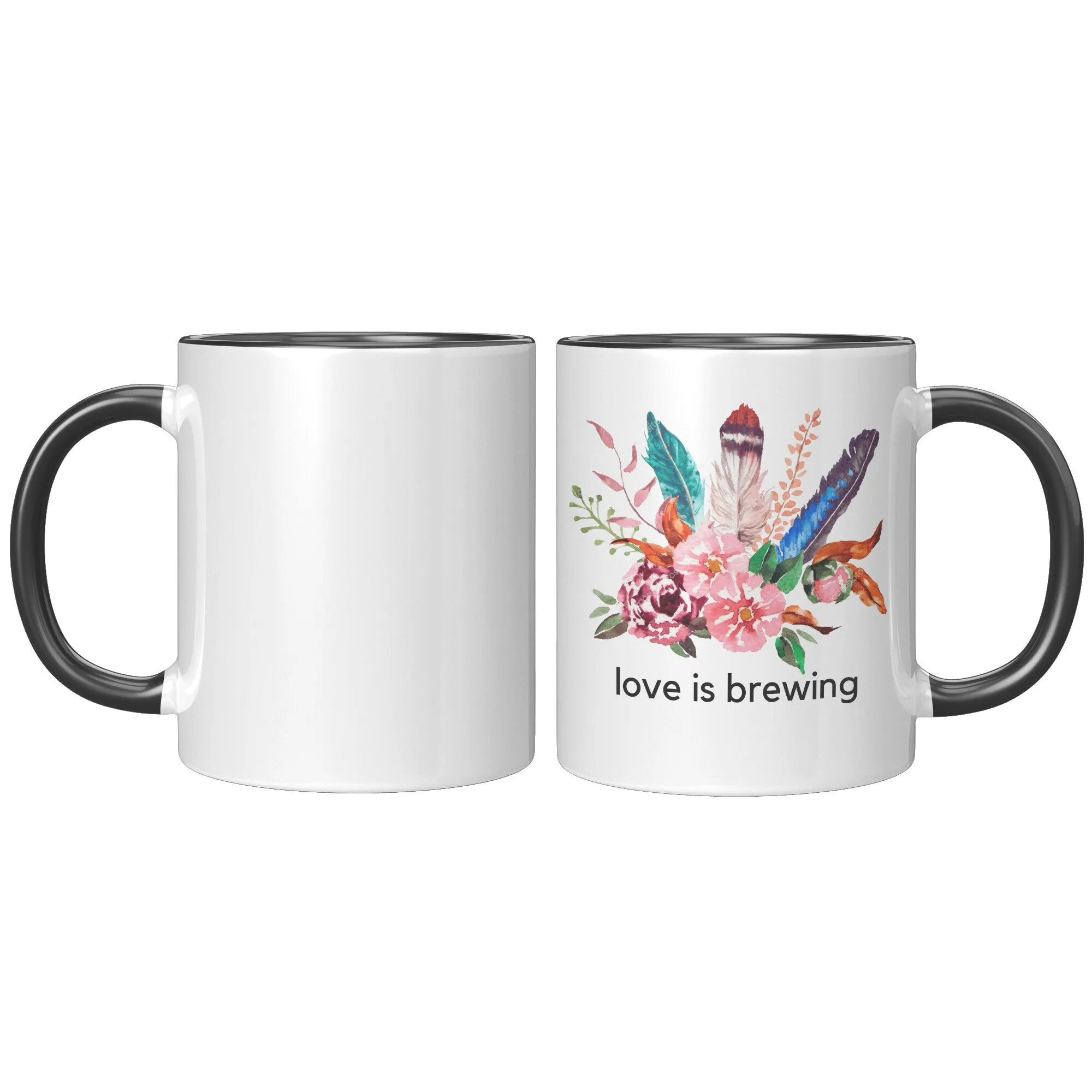 Love Is Brewing Coffee Mug