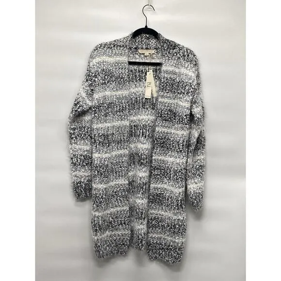 Love stitch Women’s Fuzzy Fringe Cardigan Size S Boho Chic, Nostalgic, Fuzzy