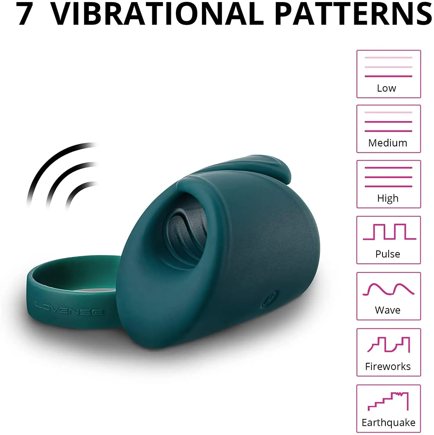 Lovense Gush - Flexible & Handsfree Glans Massager
