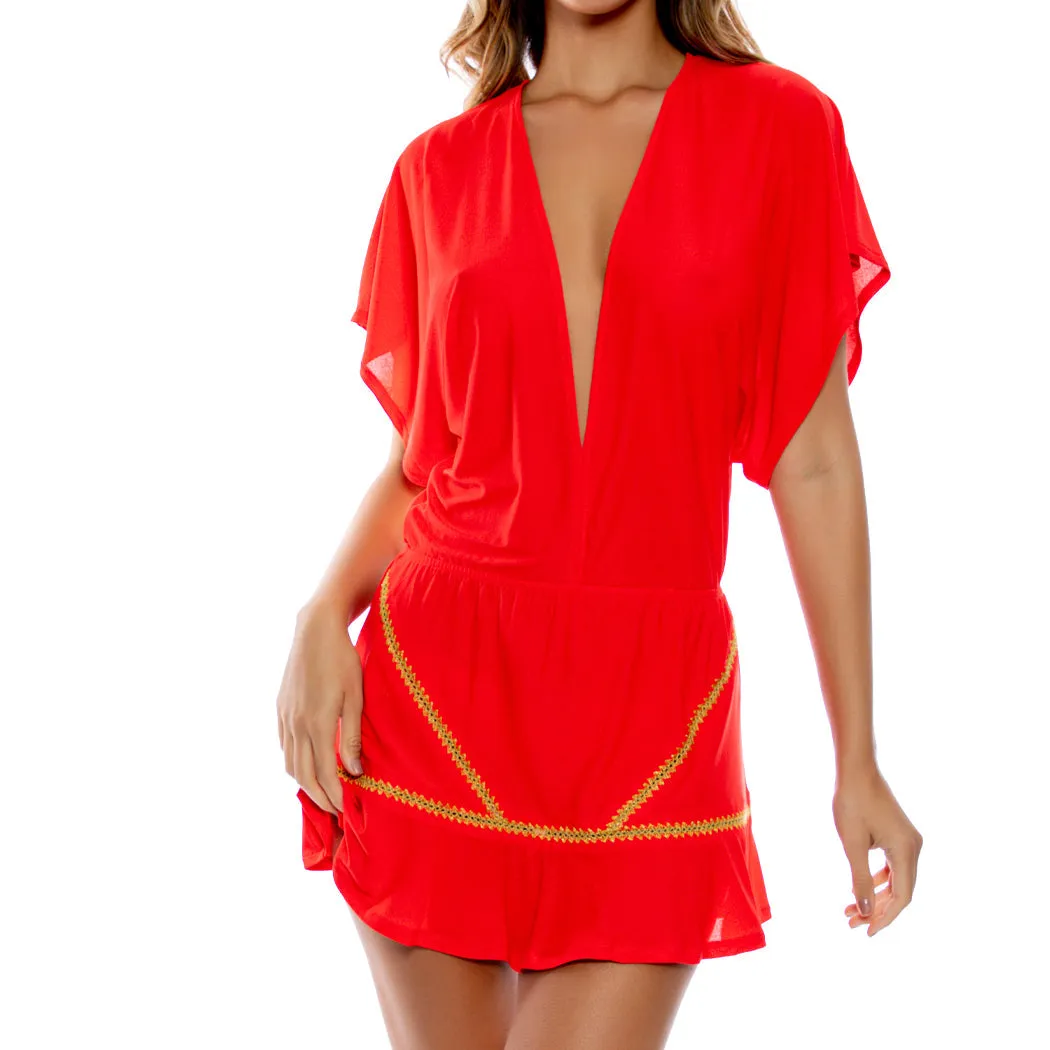 LULI CHIC - Playera Ruffle Dress