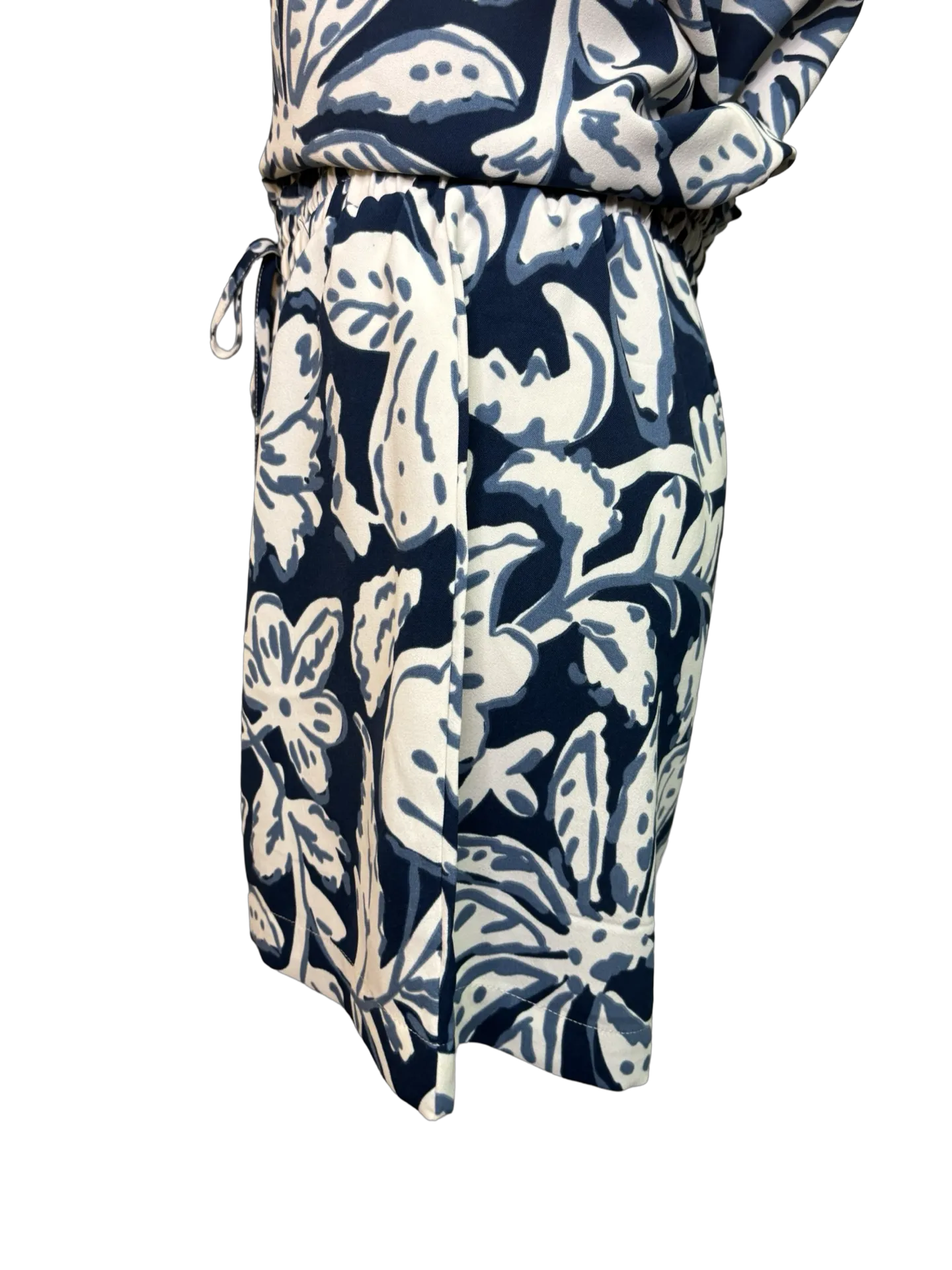 Marlo Printed Shorts Navy