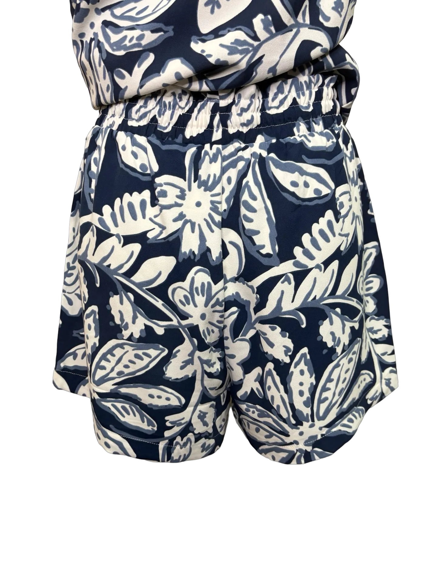 Marlo Printed Shorts Navy