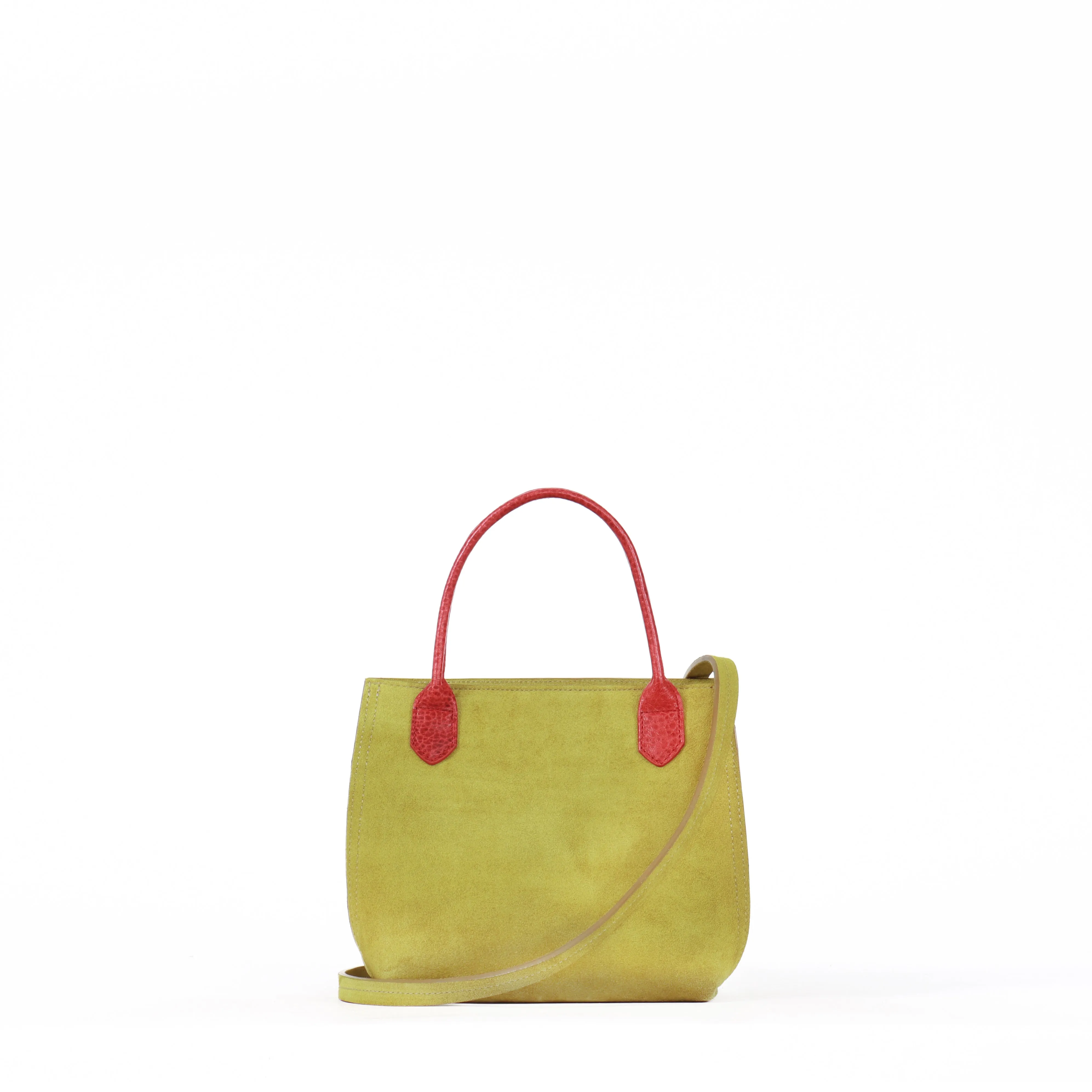 MINI DAY BAG CITRON SUEDE