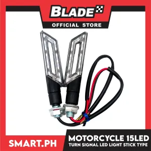 Motorcycle Turn Signal 15Led Light Stick Type