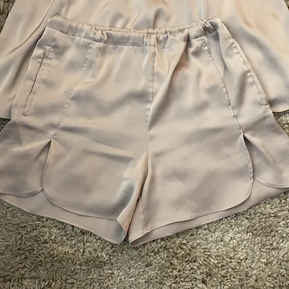 NAP Loungewear Loose Smock Silky Short and Tank Set