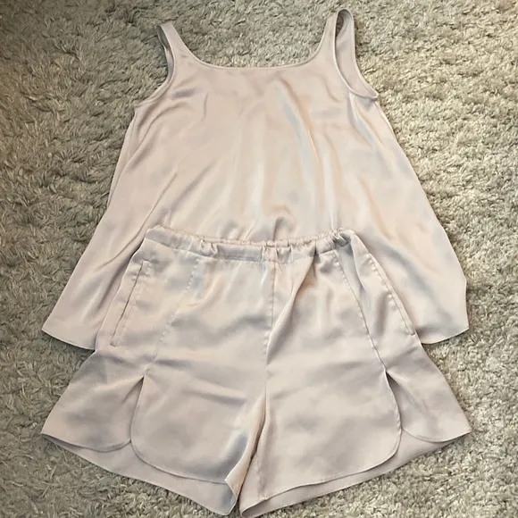 NAP Loungewear Loose Smock Silky Short and Tank Set