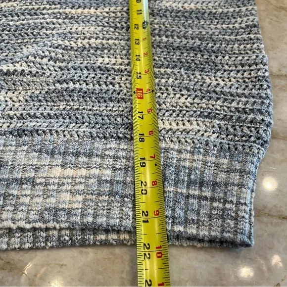NEW Madewell Southbrook Open Stitch V Neck Pullover Sweater | Space Dye | Small