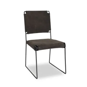 New York Dining Chair Asphalt Suede