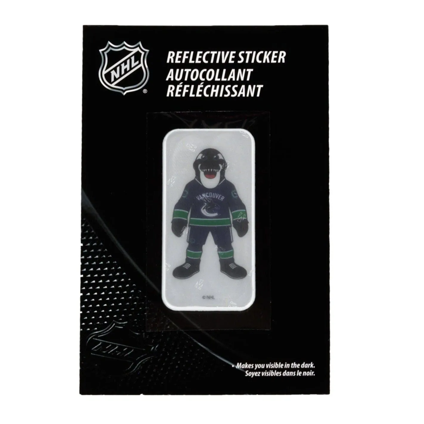 NHL Reflective Mascot Sticker - Vancouver Canucks