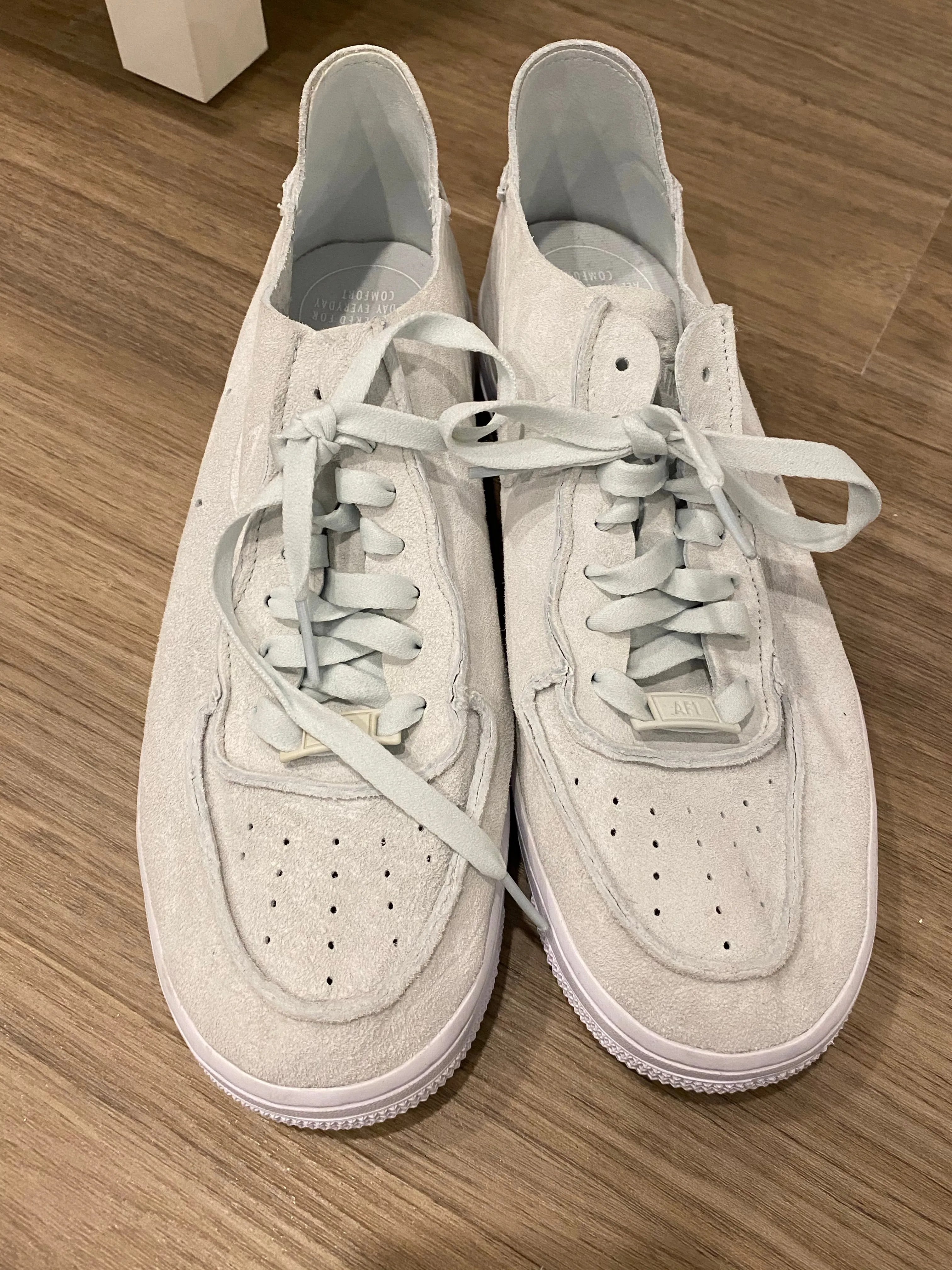 Nike Mint Suede Air Force 1 Sneakers