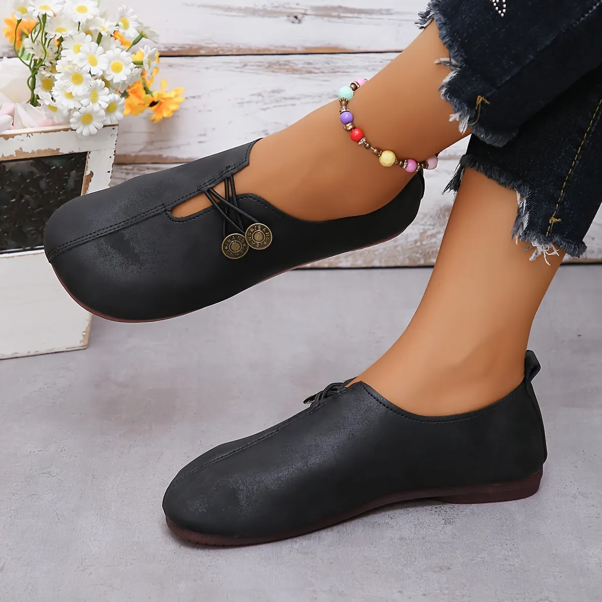 NOIRA SUEDE LOAFERS