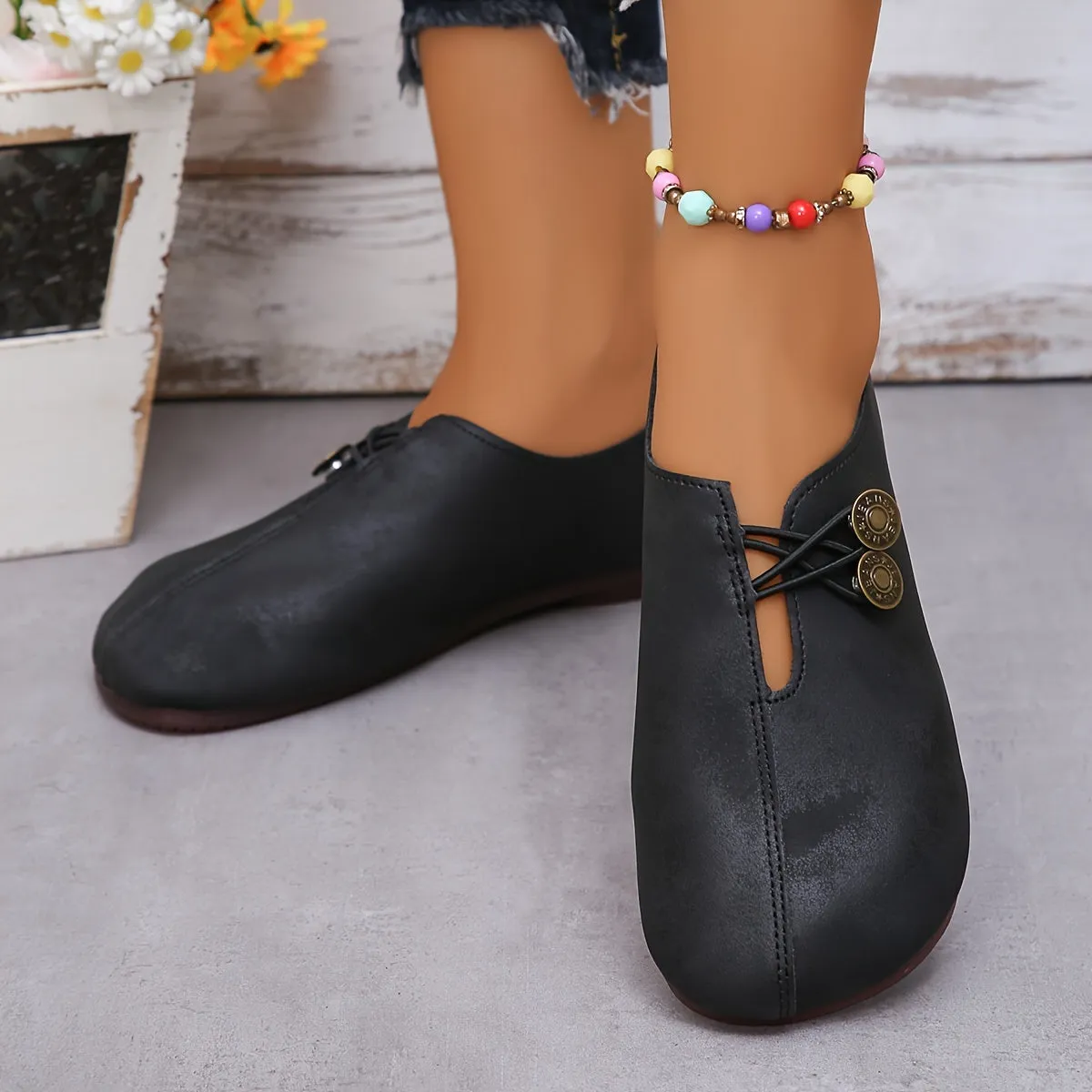 NOIRA SUEDE LOAFERS