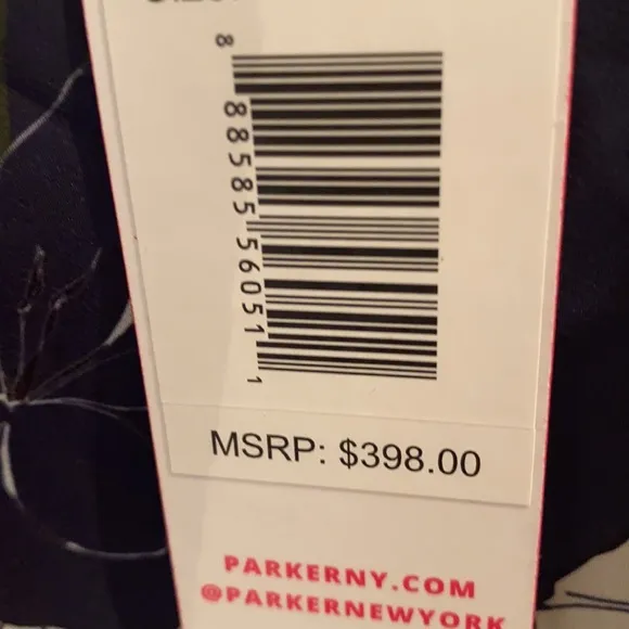 NWT PARKER FLORAL COLD-SHOULDER MINI RUFFLE DRESS