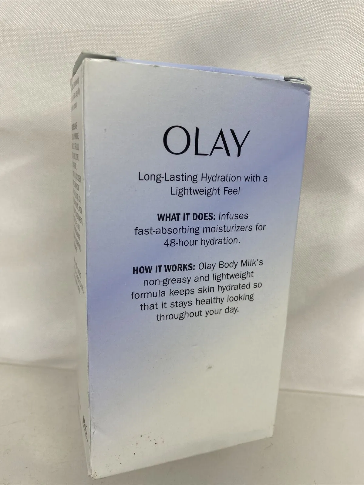 Olay Body Milk Lightweight 48-Hour Hydration Fragrance-Free Lotion moisture 6oz