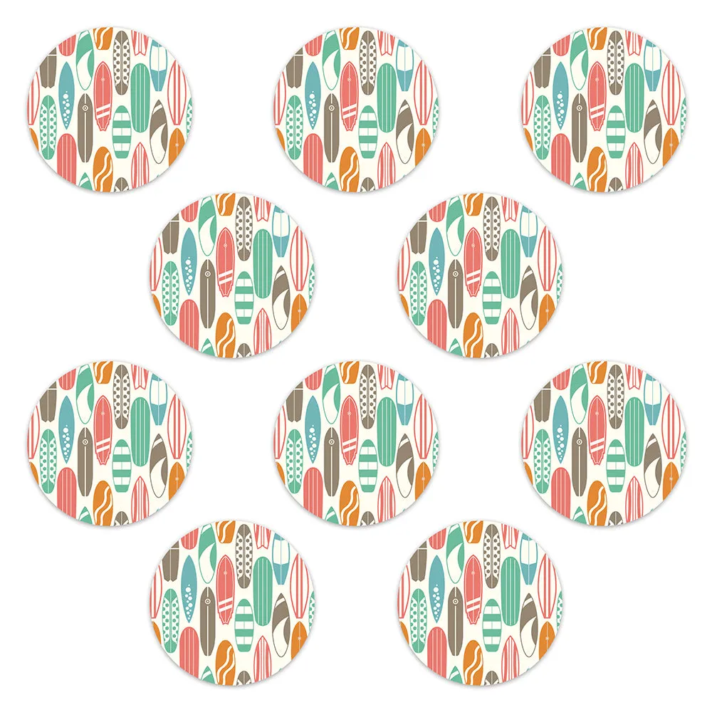 Omnipod Surfboard Retro Design Patches