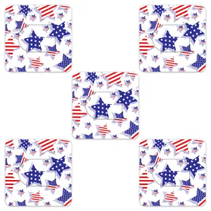 Omnipod USA Flag Stars Design Patches